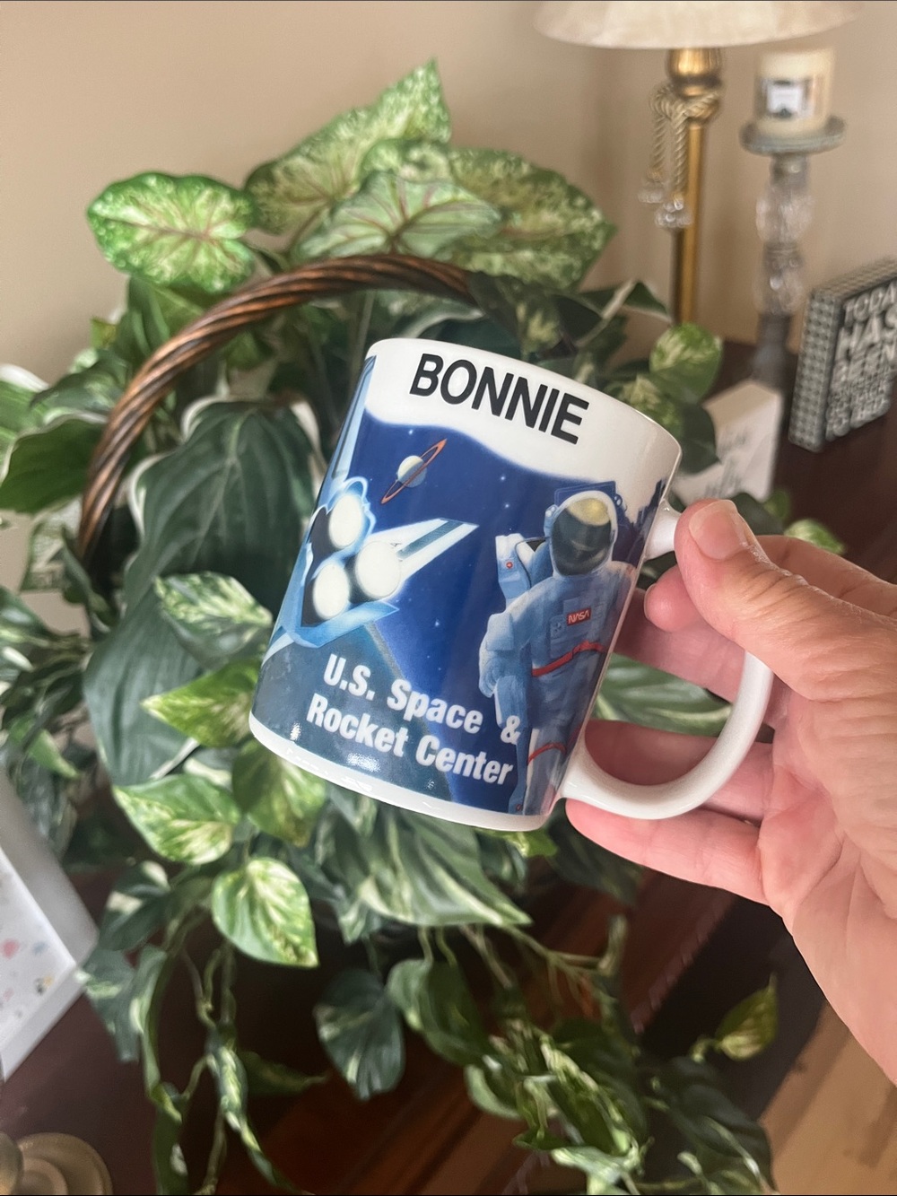 Bonnie US Space and Rocket Center Huntsville Alabama Coffee Mug